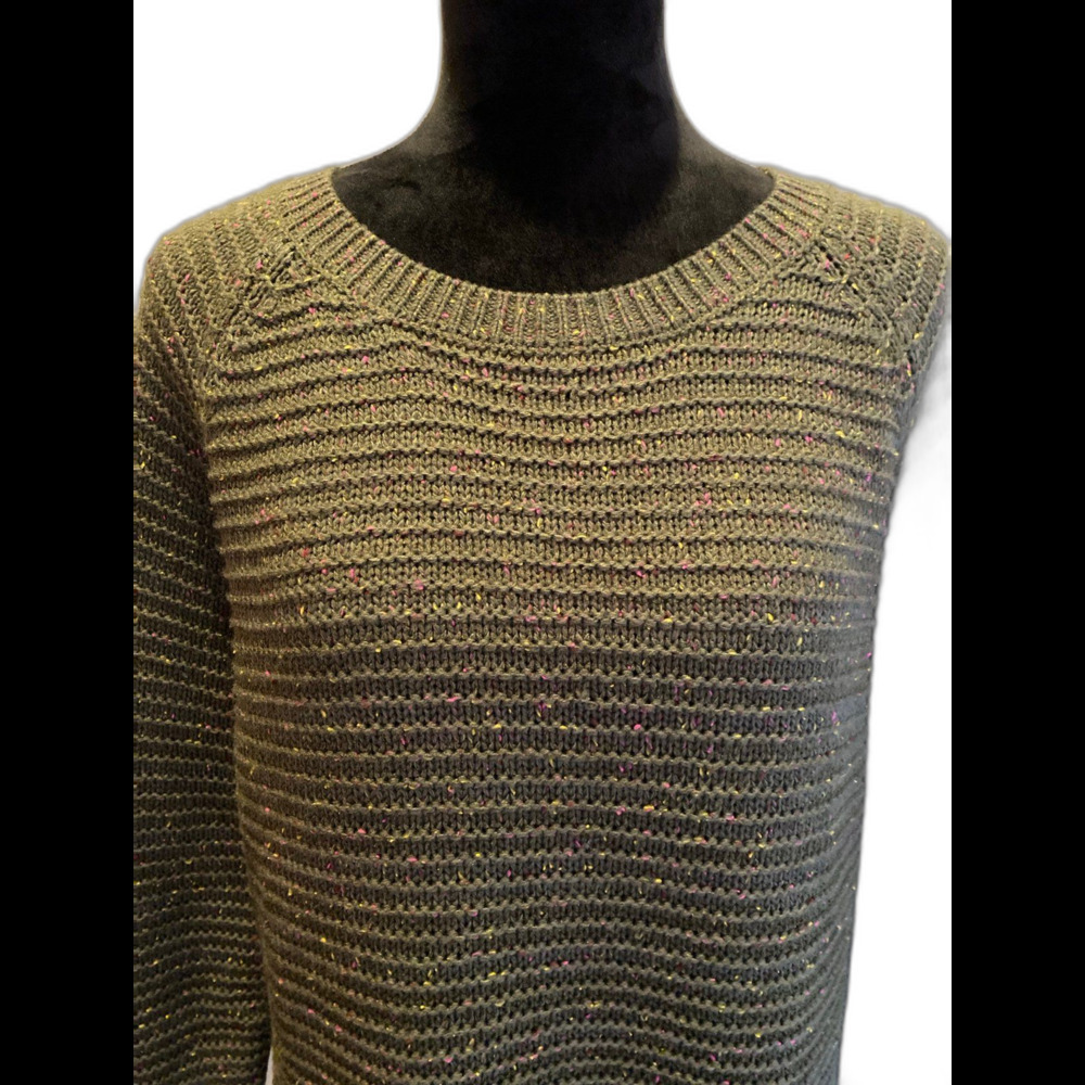 Faded‎ Glory Womens XL NEW Sweater Sea Turtle Green SOFT Casual Rounded Neckline